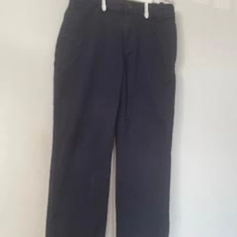 The Children’s Place Boys Uniform Stretch Straight Pants – Navy Size 8 Husky